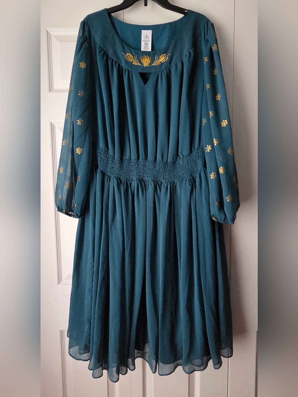 NWOT Disney Parks The Dress Shop Aladdin Princess Jasmine Dress Size 1X - Picture 3 of 15